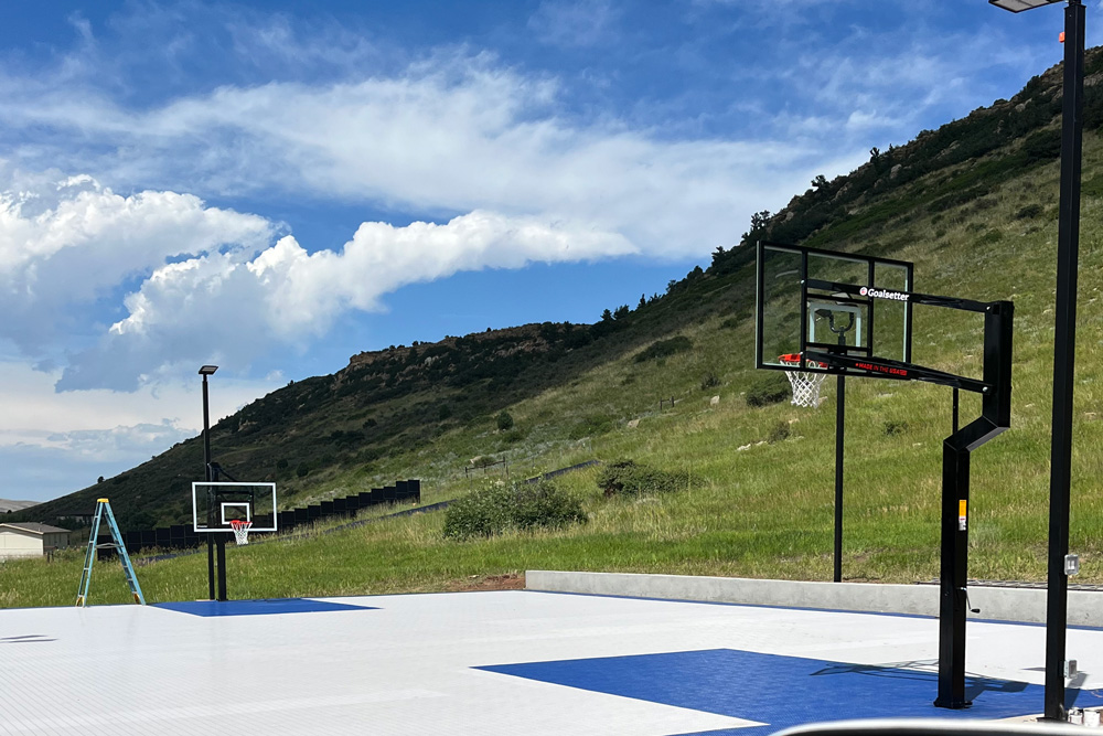 install-2 Basketball Court Insatallation